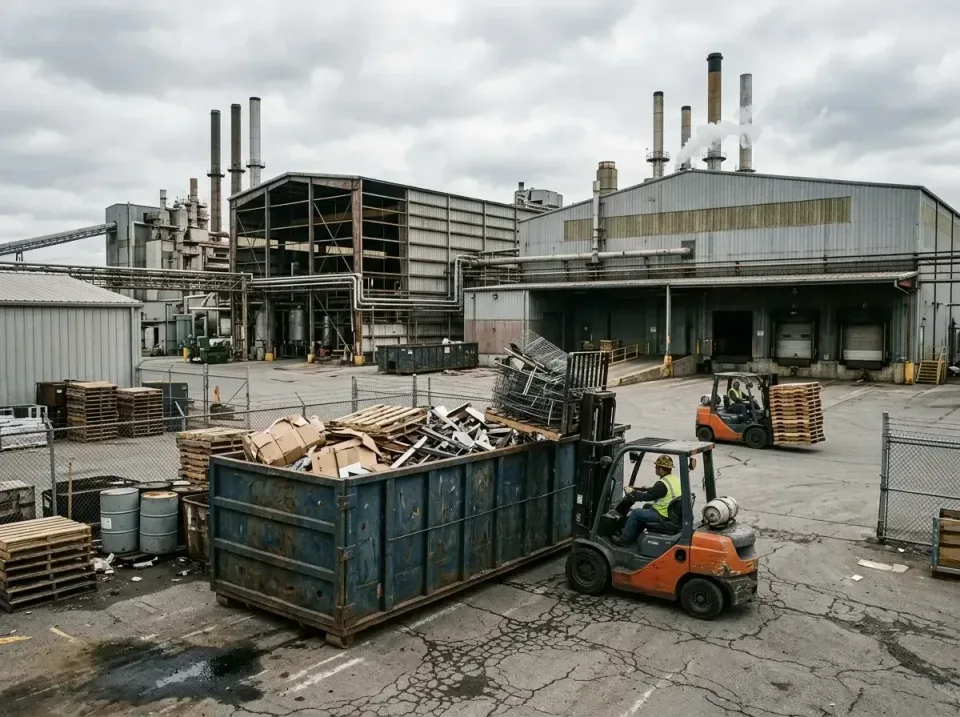 industrial-factory-scrap-conta-003 — frequently asked questions, Cheap Roll-off Dumpster Rentals in Troy, IL